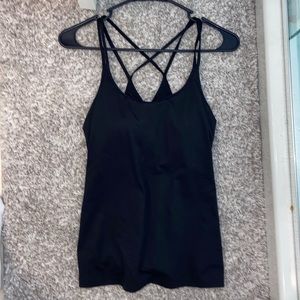 Old Navy Active Tanktop w/ Built in Bra Size Small Black